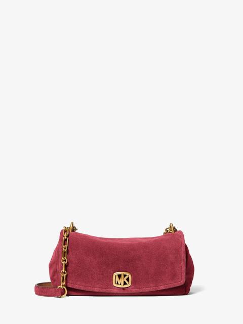 MICHAEL KORS Bryant Small Suede Convertible Shoulder Bag