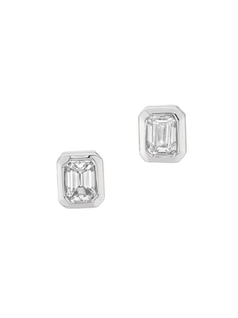 ROBERTO COIN Women's Tiny Treasures 18K Yellow Gold, Ruby & 0.35 TCW Stud Earrings - White Gold