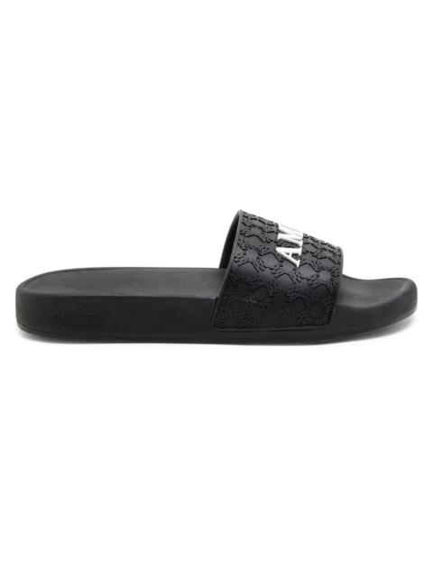 AMIRI Men's Ma Quad Logo Slide Sandals - Black