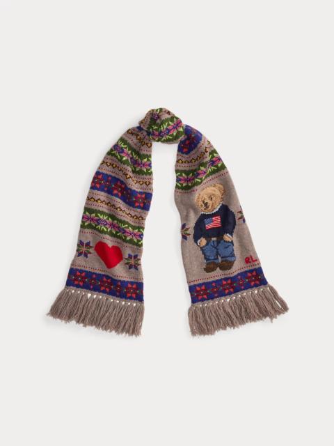 Polo Ralph Lauren Polo Bear Wool-Blend Scarf