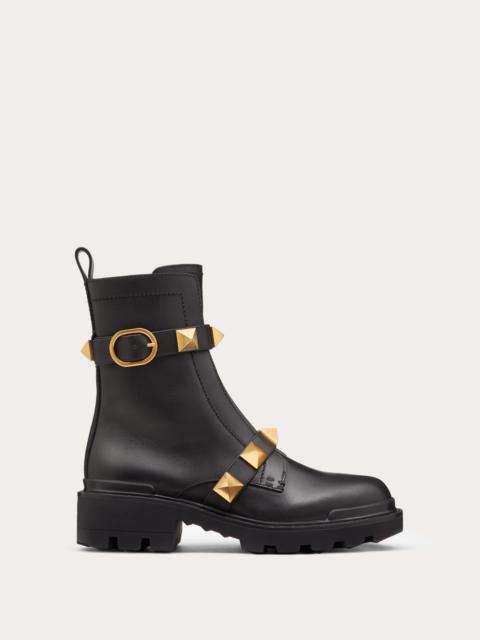 Valentino ROMAN STUD CALFSKIN COMBAT BOOT 40MM