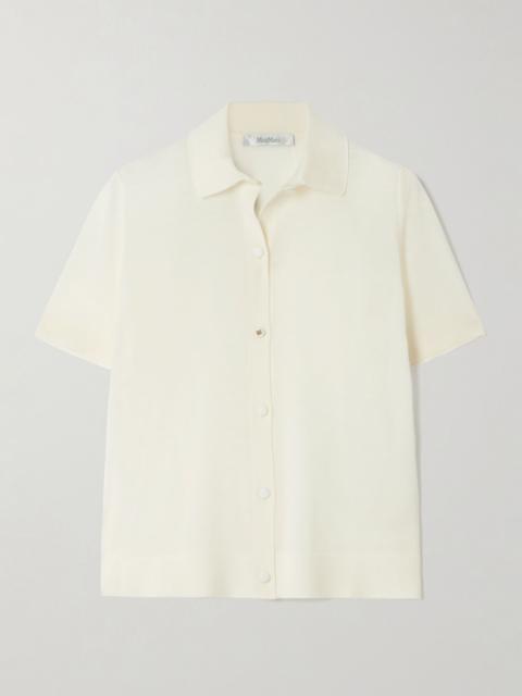 Max Mara Wool shirt White