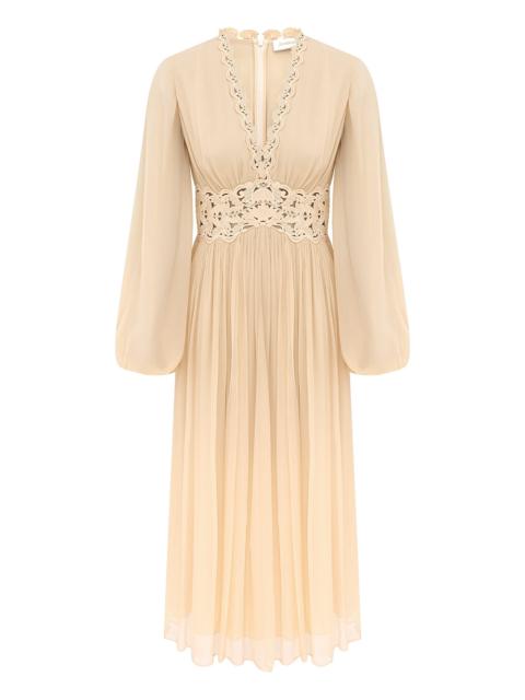 Zimmermann LUNA BILLOW MIDI DRESS