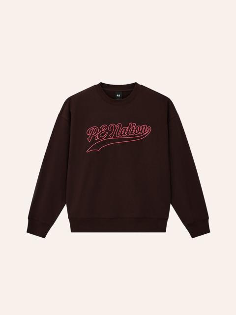P.E NATION FORMATION 2 SWEAT IN MAHOGANY