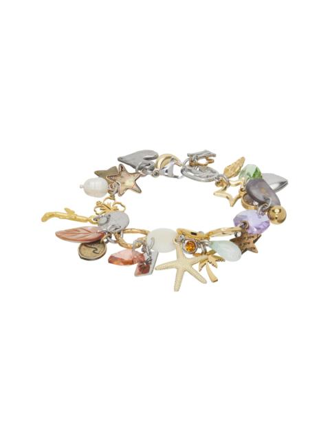 MARLAND BACKUS Silver & Gold Castaway Charm Bracelet