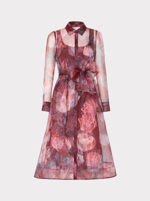 MILLY Suzie Printed Midi Dress