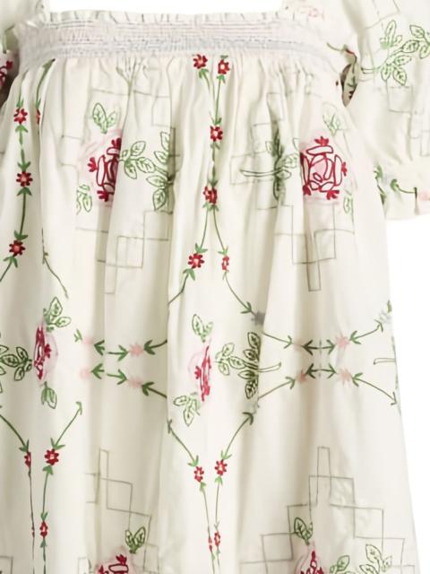 DAMSON MADDER. Lulu embroidered dress
