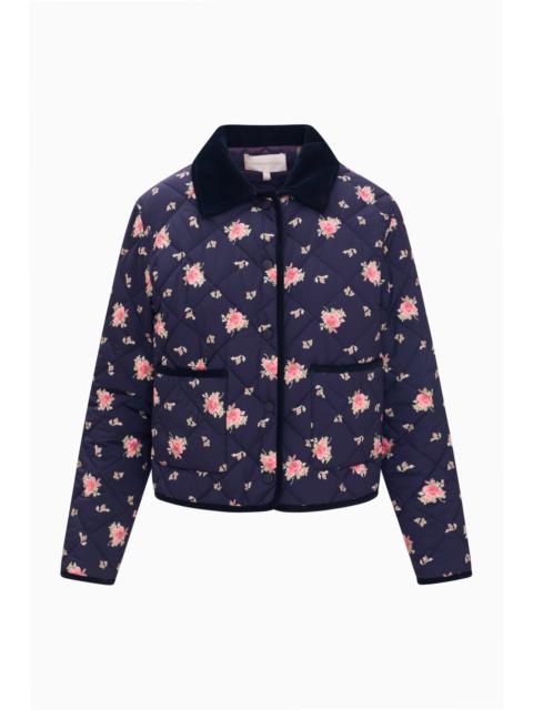 LoveShackFancy Norinda Floral Quilted Jacket