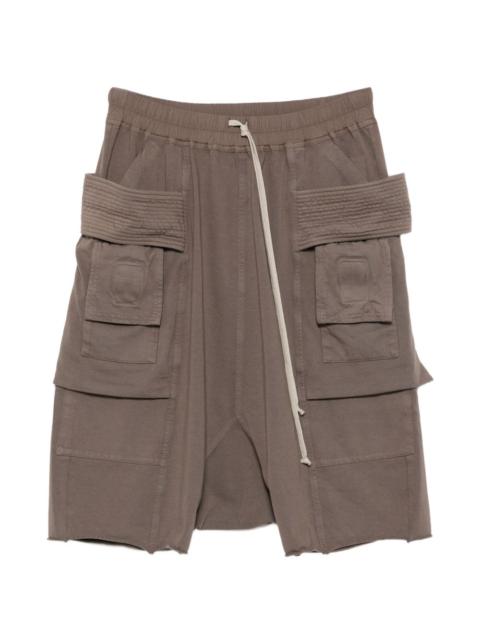 Rick Owens DRKSHDW quilted cargo shorts