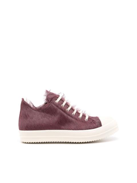 Rick Owens contrasting-toecap leather sneakers