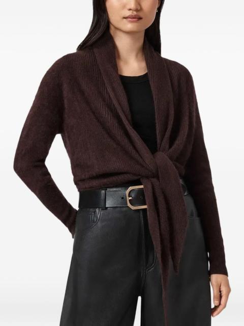 ALLSAINTS Rebel Pirate shawl-collar cardigan