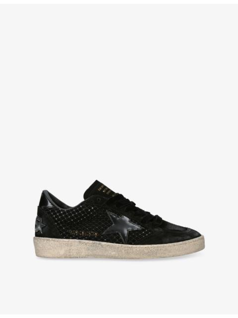 Women’s Ball Star Mesh and Suede Low-Top Trainers