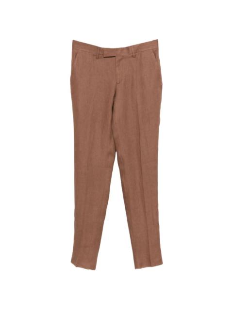 LARDINI belt-loop trousers