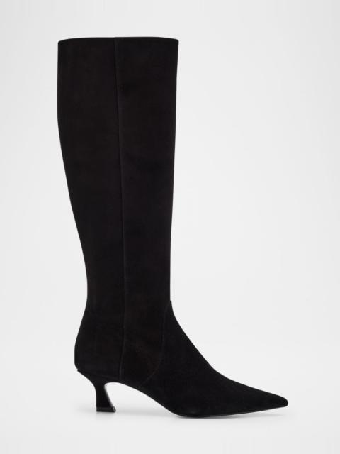 Stuart Weitzman 50mm Vinnie Suede Knee-High Boots
