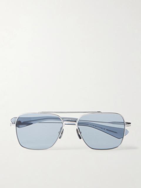 DITA Flight-Seven Aviator-Style Titanium Sunglasses