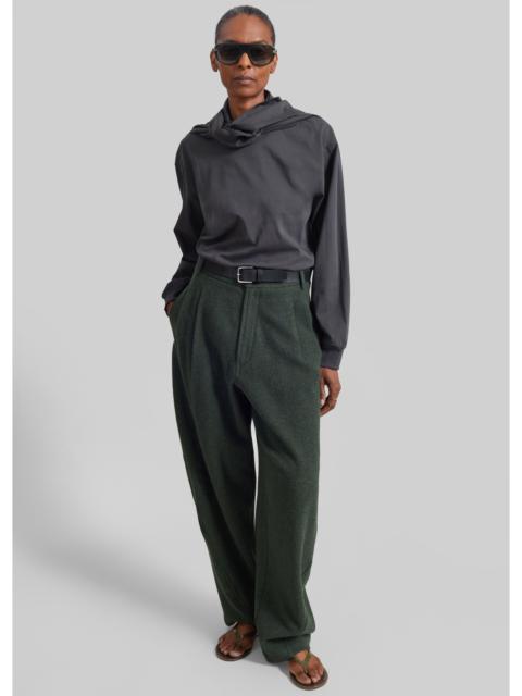 DARKPARK Darkpark Phebe Wool Wide Leg Pants - Green