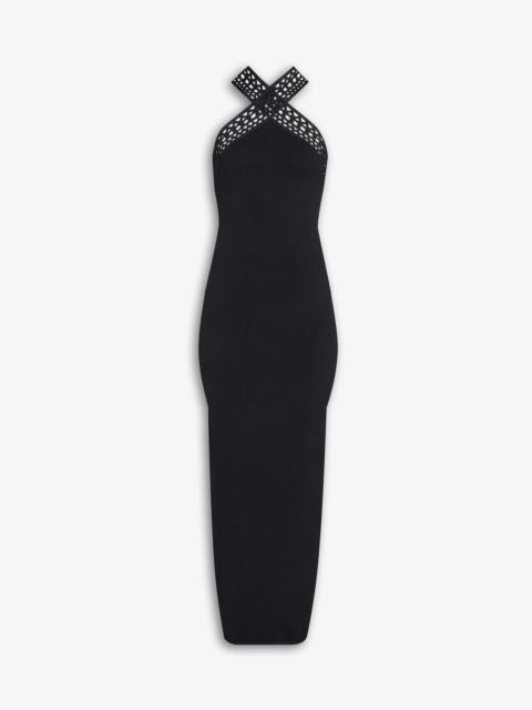 Alaïa CROSS NECK VIENNE DRESS