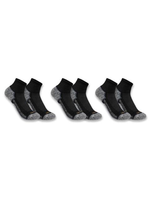 Carhartt Carhartt Force® Midweight Quarter Sock 3-Pack