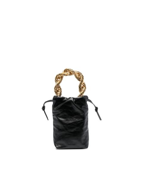 chain-handle bucket bag