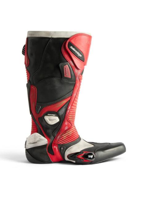 Men's Biker Boot  in Red