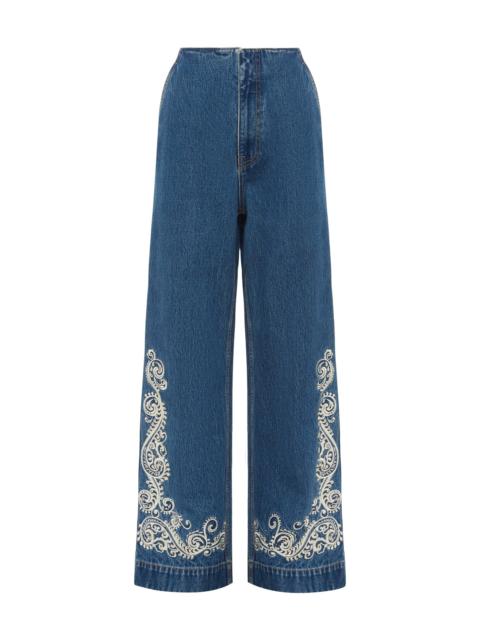 ALÉMAIS Jacones Flare Denim Jean