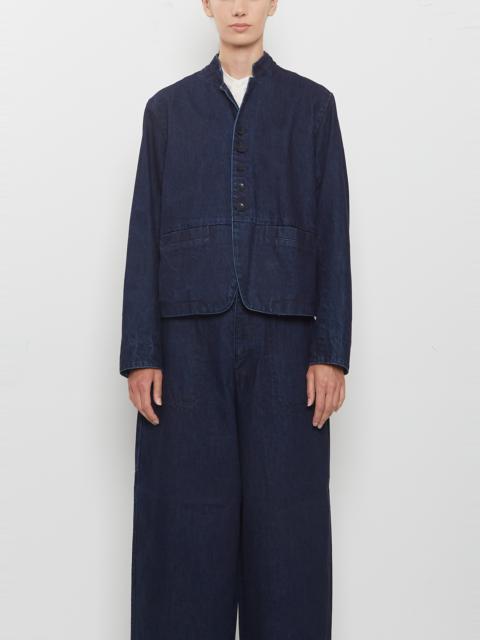pas de calais 11.5oz Natural Slub Denim Jacket — Indigo
