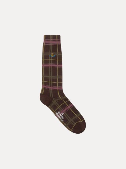 Vivienne Westwood MULTICHECK SOCK