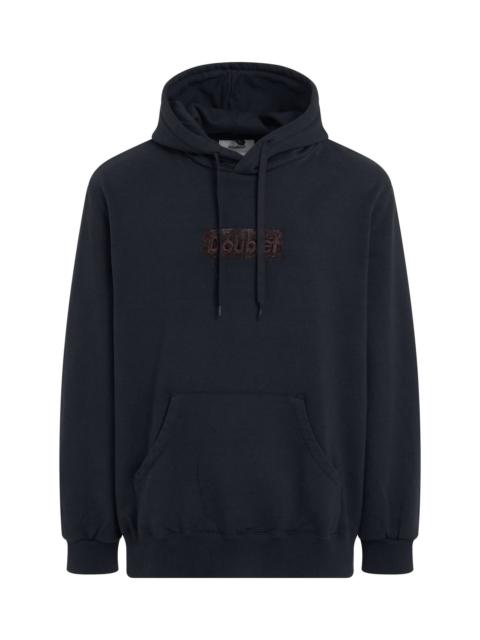 doublet Rust Embroidery Hoodie in Black