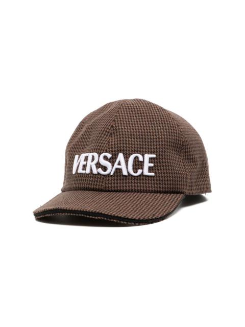 VERSACE logo-print baseball cap