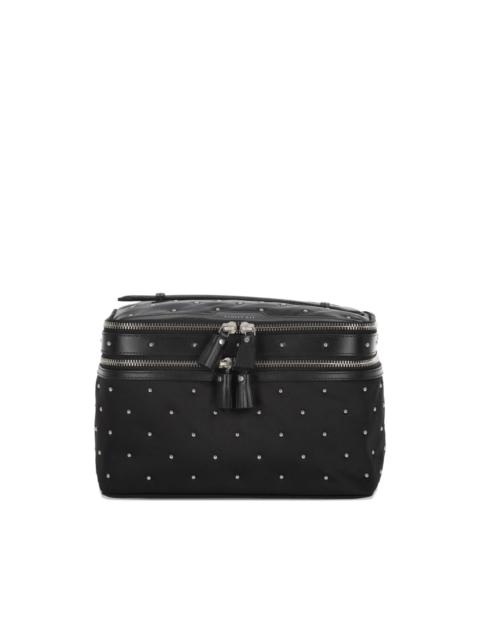 Anya Hindmarch studded tassel makeup bag