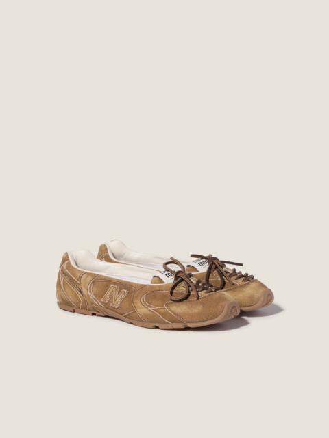 Miu Miu New Balance X Miu Miu 530 SL délavé suede ballerinas