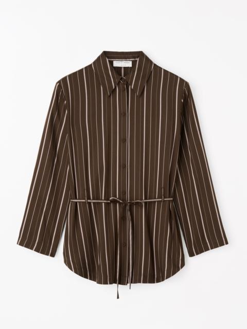 TIGER OF SWEDEN Felix Lyocell Stripe Shirt