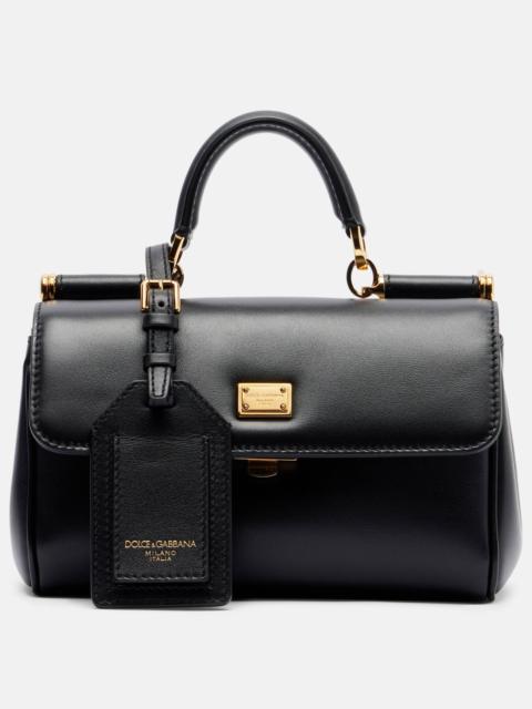 Dolce & Gabbana My Sicily Small leather tote bag