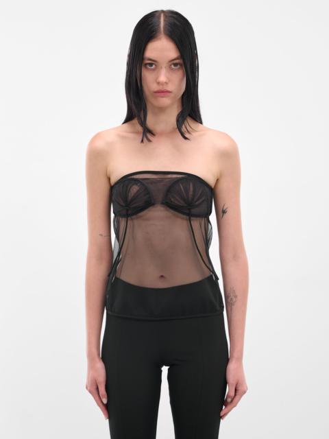 NENSI DOJAKA Upside-Down Pleated Bra Top