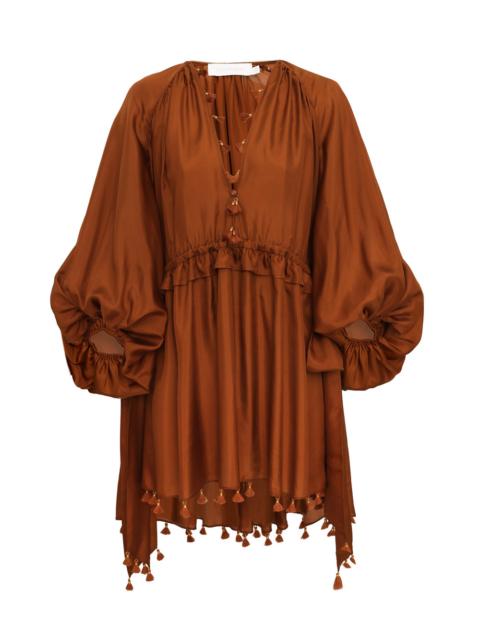 Zimmermann SUNDANCE TASSEL MINI DRESS