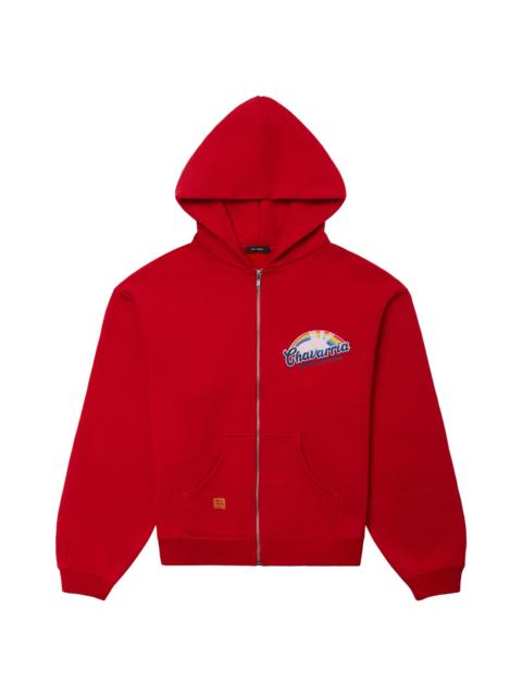 WILLY CHAVARRIA Men's Fabuloso Cotton Shrunken Hoodie - Red Hot