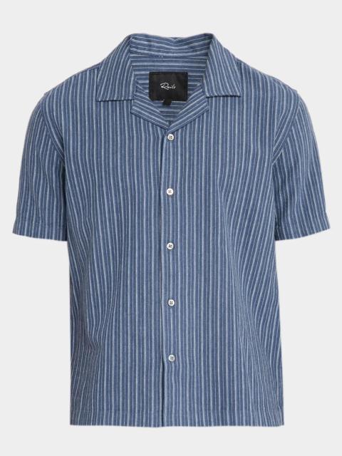 Rails Men's Ely Multi-Stripe Short-Sleeve Shirt