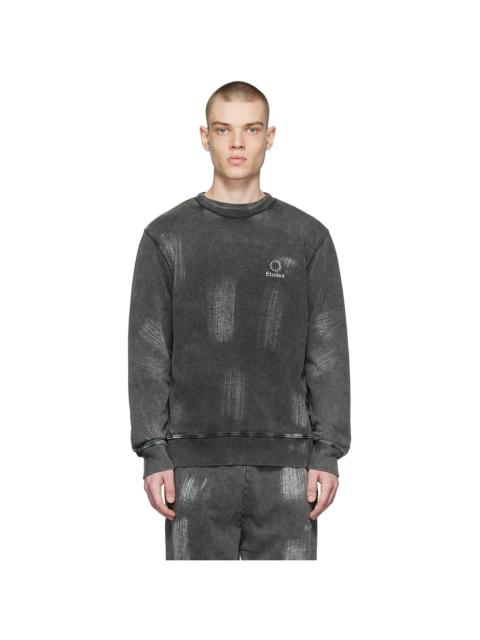 Étude SSENSE Exclusive Black Organic Cotton Sweatshirt