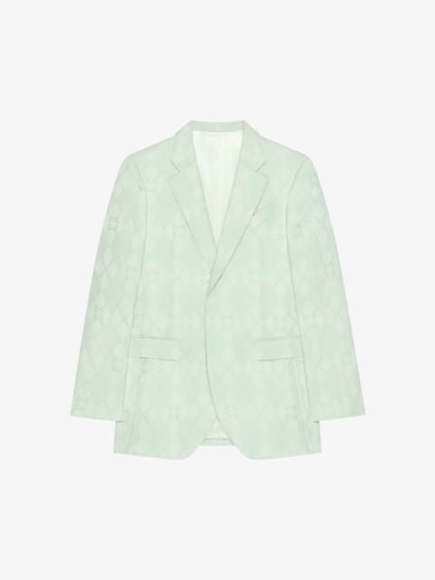 Givenchy SLIM FIT JACKET IN MONOGRAM 72 JACQUARD