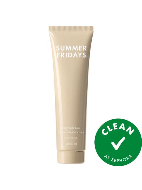 SUMMER FRIDAYS Body Butter Balm Vanilla - Rich Body Cream with Hyaluronic Acid