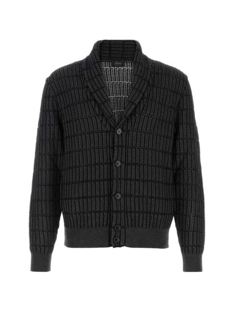 Brioni button cardigan