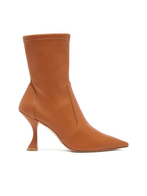 Stuart Weitzman 85mm Xcurve stretch sock ankle boots