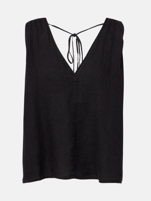 velvet Renna linen top