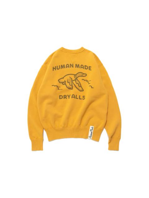 Human Made Human Made Duck Tsuriami Sweatshirt Yellow