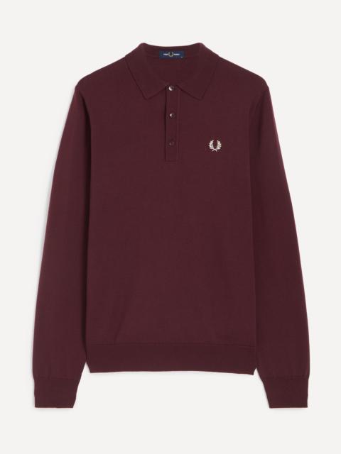 Fred Perry Classic Knitted Long-Sleeve Shirt