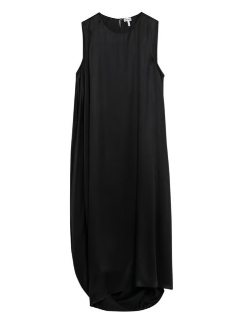 Loewe draped satin dress