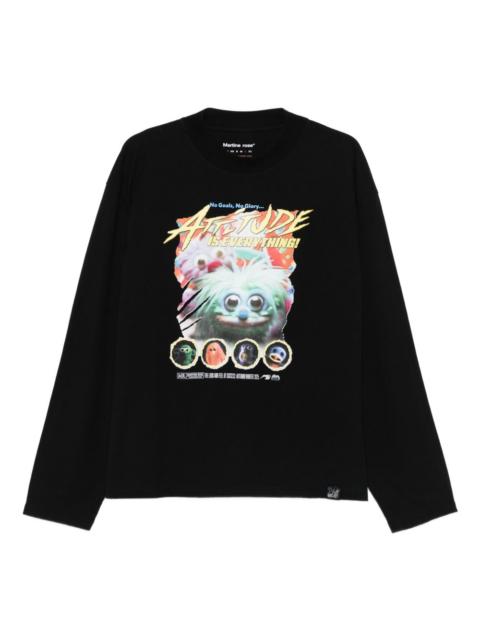 Martine Rose crew-neck graphic-print t-shirt