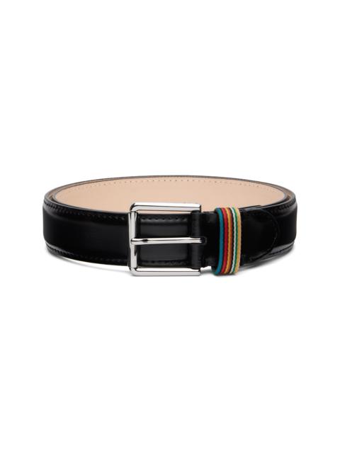 Paul Smith Black Stripe Keeper Belt