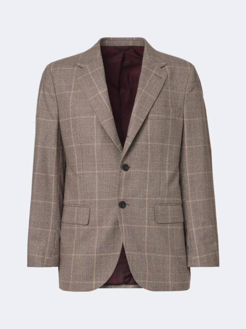 RUBINACCI Checked virgin wool blazer