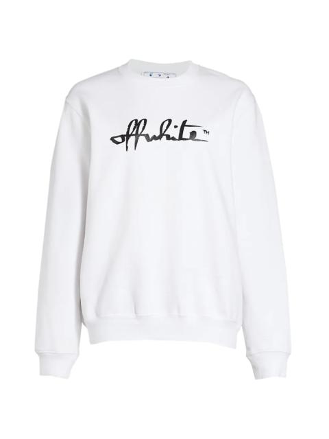Off-White Script 21 Regular Crewneck
